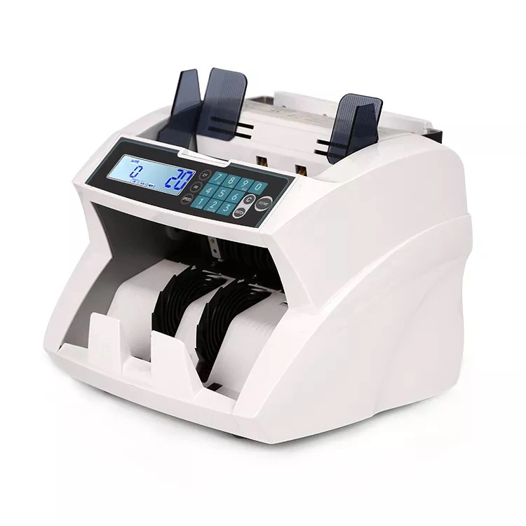 Portable Mixed Denomination Banknote Cash Money Counter Machine Bill Value Multi Currency Counter